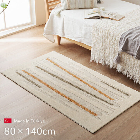 ウィルトンカーペット 長方形 北欧柄 約80×140cm【メーカー直送商品】