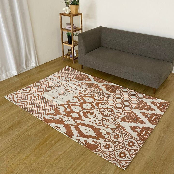 『イカットII』洗えるカーペット【メーカー直送商品】