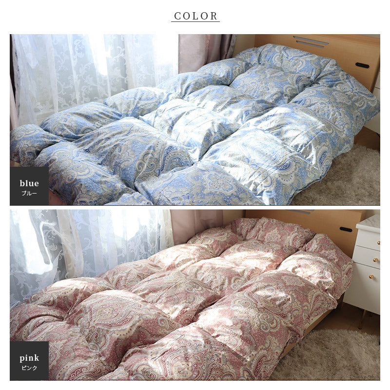 西川羽毛のついた 寝具6点セット 掛け布団 敷布団 枕 カバー 高品質 フランス産ダウン90％ 380dp 増量1.2kg セット 羊毛混 布団カバー 無地 リバーシブル 新生活 羽毛掛け 日本製 西川株式会社 布団セット