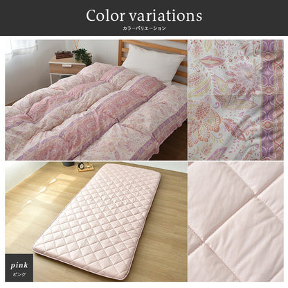 西川 ダウン85％ 寝具6点セット 羽毛布団 掛け布団 マットレス 枕 カバー 高品質 350dp セット 高反発 ウレタン 硬め 170N 布団カバー 無地 リバーシブル 新生活 羽毛掛け 日本製 布団セット