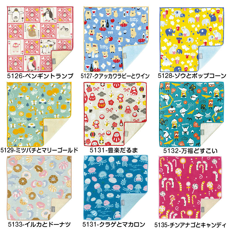 今治うまれのハンカチ ＋imaハンカチ 日本製 ギフト 綿100％ ぷちぷら プレゼントに